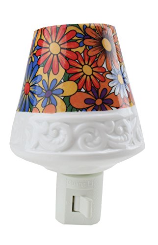 קרמיקה פרח מנורת התוספת לילה אור בית תפאורה יום הולדת חנוכת בית ברכה ברכת מתנה ~אנחנו לשלם שלך