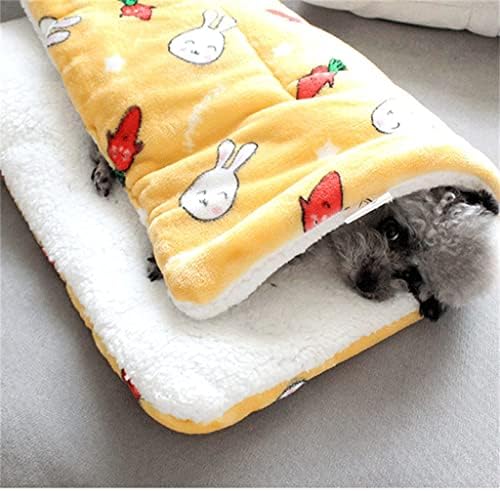 N/A מחצלת מיטת כלב לחיות מחמד מיטות צמר רך מיטות מזרן כלב מלונה כרית שינה חמה לכלבים קטנים בינוניים