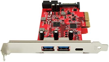 Ableconn pex-ub158 USB 3.2 כרטיס PCIE 3.0 5-Port 3.0-USB 3.1 PCIE GEN3 X4 LANE מתאם מארח כרטיס מתאם