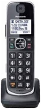 Panasonic KX -TGE674B מערכת טלפון אלחוטי הניתנת להרחבה עם מערכת תשובה דיגיטלית - שחור