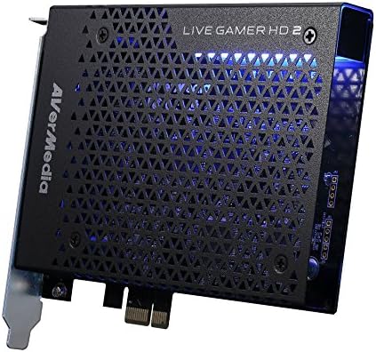 AVERMEDIA LIVE GAMER HD 2-PCIE CATCHATE GAME CATCHATE, שיא וזרם ב- 1080P 60 עם תמיכה מרובת קלפים, מעבר