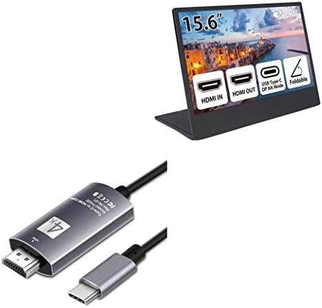כבל Goxwave תואם ל- Gechic On הקפה M505E - כבל SmartDisplay - USB Type -C ל- HDMI, USB C/HDMI כבל