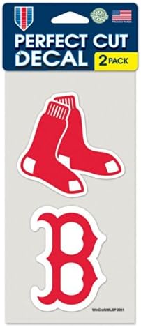 Wincraft MLB Boston Red Sox Perfect Cut Delal, 4 x 4