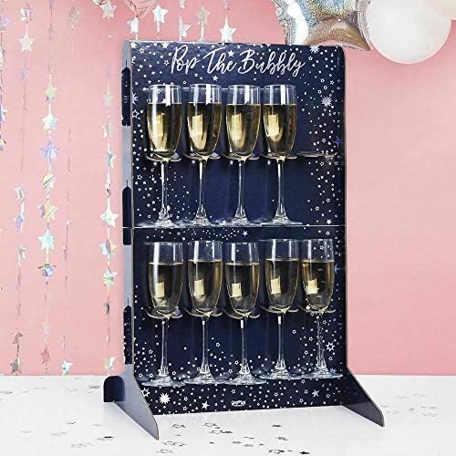 ג'ינג'ר ריי חיל הים ומסיבת שמפניה משקאות שמפניה מקלטים לעמדת קיר - נהדר לחג המולד יום הולדת לכוכב