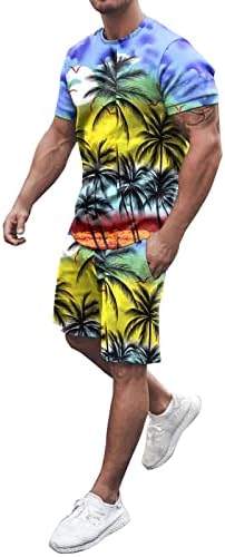 תלבושת קיץ תלבושת קיץ חוף שרוול קצר חולצה מודפס