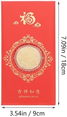 2 יחידות 2022 סיני חדש שנה אדום מעטפת סיני גלגל המזלות נמר שנה מזל כסף אדום מנות מזל מטבע הונג באו