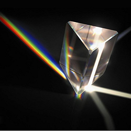 2 אינץ 'סנטימטר Aufgeld Crystal זכוכית אופטית משולשת משולשת מנסרת - פריזמה זכוכית קריסטל להוראת צילום