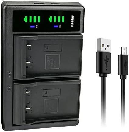 KASTAR LTD2 מטען סוללות USB תואם למערכת OLYMPUS OM BLX-1 סוללת ליתיום-יון, OLYMPUS OM SYSTEM BCX-1