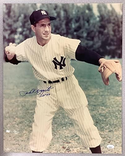 פיל ריזוטו חתום תמונה 16x20 בייסבול ניו יורק ינקי חתימה insc hof jsa - תמונות MLB עם חתימה