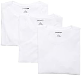 Lacoste's Mean Essentials 3 חבילה כותנה כותנה רגילה של חולצות טריקו