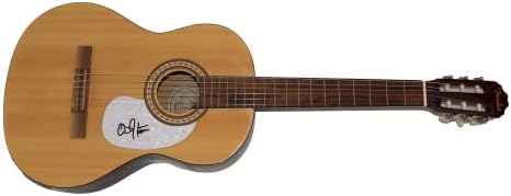קודי ג 'ונסון חתם על חתימה בגודל מלא פנדר גיטרה אקוסטית ב/ ג' יימס ספנס אימות ג ' יי. אס. איי קואה - מוזיקת