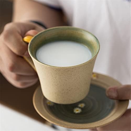 Czdyuf בעבודת יד כוס מים חיננית כוס קפה כוס קרמיקה כוס קרמיקה יצירתי כוס כוס צלוחית חמודה