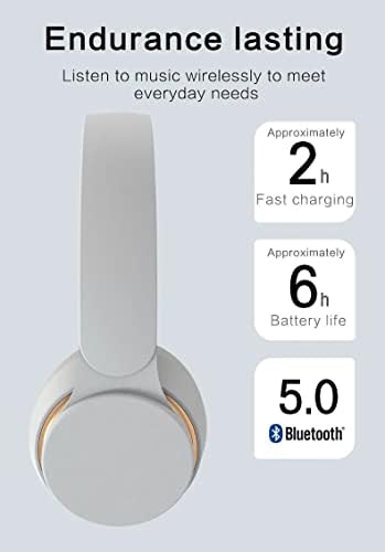 אוזניות אלחוטיות Bluetooth 5.0 עבור גלקסי של סמסונג הערה 20 אלחוטי מעל אוזניות מתקפלות Bluetooth באוזן בסטריאו