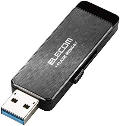 ELECOM MF-ENU3A08GBK זיכרון USB, 8 GB, USB 3.0, מניעת דליפת מידע, נעילת סיסמא, פונקציית הצפנת