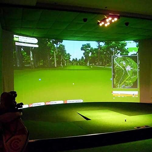 JRDHGRK גולף סימולטור סימולטור השפעה על הצגת מסך הקרנה מקורה חומר בד לבן חומר גולף תרגיל גולף יעד