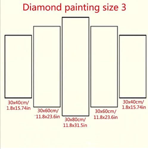 ערכת ציור יהלומים של DIY 5D למבוגרים/ילדים/מתחילים קידוח מלא אמנות יהלום בגודל גדול ציור ריינסטון תפר צלב