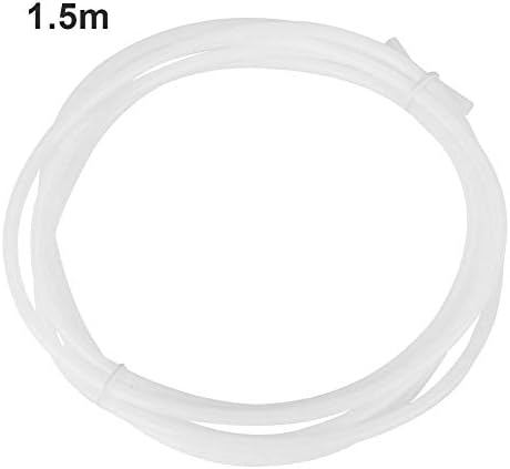 צינור פומיה טפלון, 1.5/2 מ 'PTFE צינור טפלון באודן לבן עבור 1.75 נימה למדפסות תלת מימד