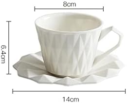 ספלי קפה של טאטסן ספלי קפה חרסינה קובעים כוסות אונקיה עם ידית למשקאות חמים או קרים כמו תה חלב קקאו