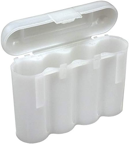 8 לבן פלסטיק סוללה מחזיק תיבת אחסון מקרי