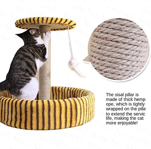 חתולי טיפוס סטנד אספקת חתולי עץ חתולי השריטה לוח טיפוס טור חתולי קן קטן סיסל צעצועי קפיצות פלטפורמה