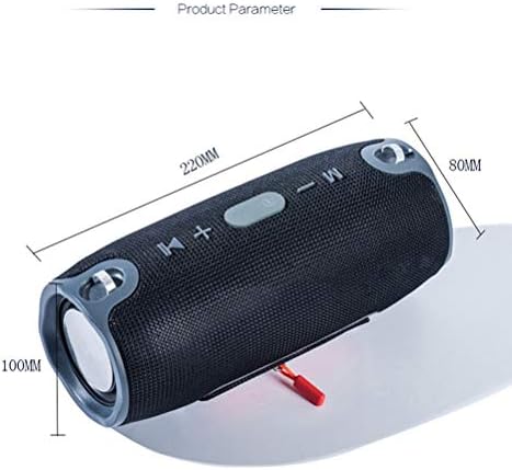 רמקול Bluetooth סופר בס אלחוטית עבה אטום מים עמוד עמוד חיצוני עמוד רמקול ספורט Hifi boombox Stereo FM