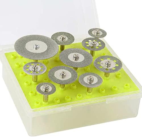 2 יחידות101 להבי חיתוך רוטרי גלגל מיני בזכוכית כלים יהלומי דיסקים לחתוך אבני חן יהלומי מסור להבים