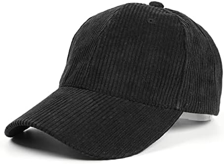 אופנת נשים בייסבול, 2023 וינטג 'נייטרלי קיץ כובעי בייסבול מוצקים כובע קורדרוי כובע, מתכווננים מתכווננים יוניסקס