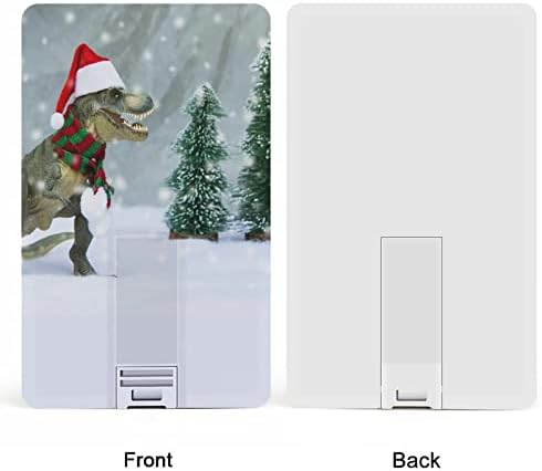 סנטה דינוזאור טירנוזאורוס רקס זיכרון USB מקל עסק פלאש מכונן כרטיס אשראי בכרטיס כרטיס בנקים