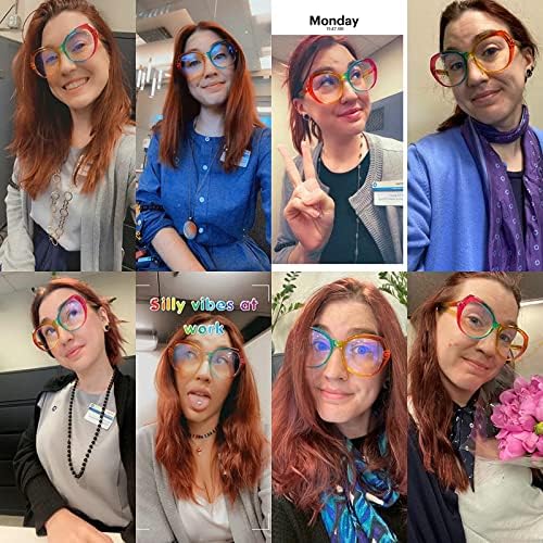 אופנה גבירותיי כחול חסימת קריאת משקפיים, סדיר צבעוני נגד עייפות / בוהק נשי מחשב משחקי פרסביופיה