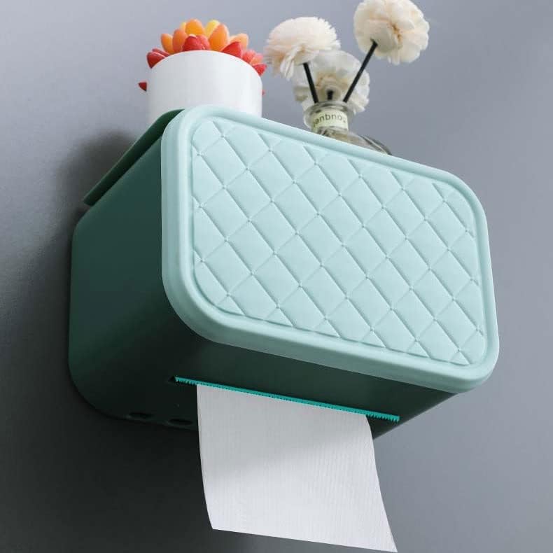 SLSFJLKJ בעל תפקוד רב -תפקודי נייר טואלט אטום לרקמות טואלט אטם קופסת קיר קיר הרכבה על אמבטיה אביזרי
