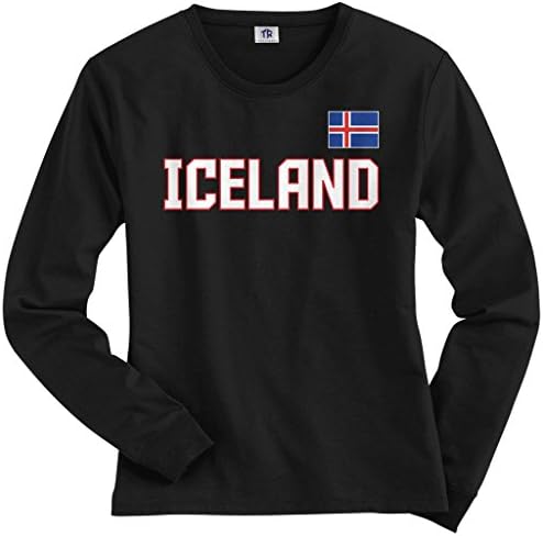 חולצת טריקו של שרוול ארוך לנשים איסלנד