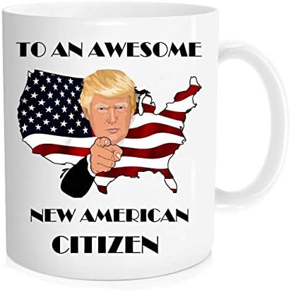 בצייתנות, מצחיק הספל הזה שייך לספל קפה מדהים, ספל קפה אזרח אמריקאי חדש-כוס אזרחות אמריקאית, מתנה לחג המולד,