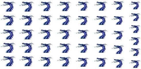 כחול דרקונים מים שקופיות נייל אמנות מדבקות - סלון איכות 5.5 איקס 3 גיליון!