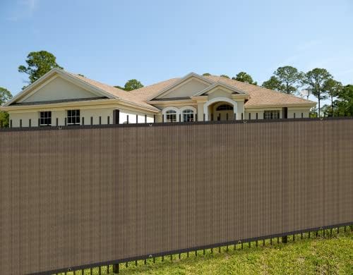 קארבור 6 'איקס 25' שמשה קדמית מסך פרטיות גדר חומה,עם כריכות & מגבר; לולאות, חובה כבדה עבור מסחר ומגורים,