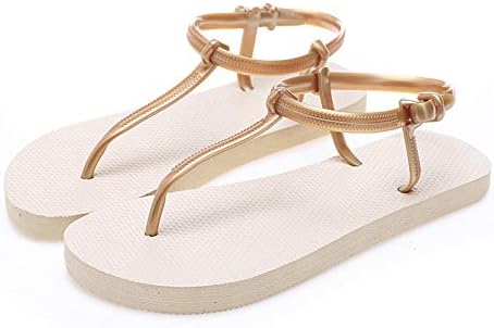 נשים של סנדלי קיץ מזדמן קיץ חוף סנדלי נשים להעיף נעלי בית אחת נעליים שטוח צונח קיץ מוצק מקרית צבע סנדלי