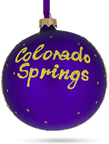קולורדו ספרינגס, קולורדו זכוכית כדור חג המולד קישוט 4 סנטימטרים