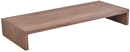 מעמד צג קיריגן עץ-מעמד שולחן עץ למחשב/מחשב נייד / מדפסת טלוויזיה-צג זרועות ומעמדים משכים שולחן למארגני