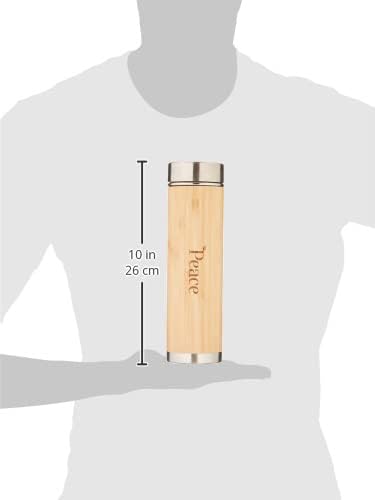 Wellsseption Inspiritive Thermos Bamboo TEA/Water Infuser Bottent
