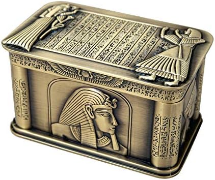 Anncus עתיק מצרים פרעה ארגון קופסאות תכשיטים עיצוב הבית עיצוב בית מלאכה מתכת שרשרת צמיד צמיד