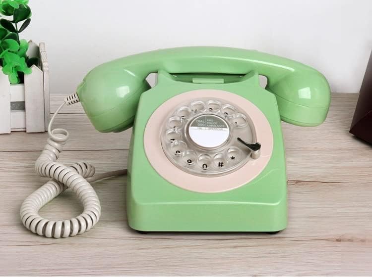 WYFDP טלפונים כבלים קלאסיים חיוג קלאסי טלפונים משרדים ביתי משנות השלושים של המאה העשרים טלפונים וינטג 'עתיקים