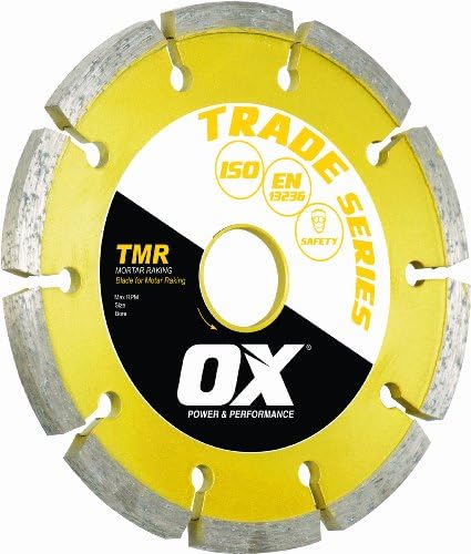 OX OX-TMR-4 TACK TACK מכוון להב יהלום בגודל 4 אינץ ', נשא 7/8 אינץ' -5/8 אינץ '