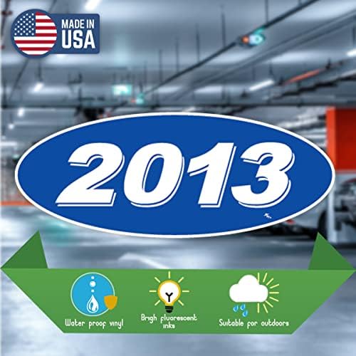 Versa Tags 2013 2014 2015 & דוגמנית סגלגל שנת סוחר מכוניות מדבקות חלון נוצרות בגאווה בארצות הברית