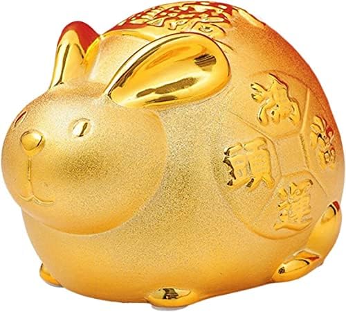 קרמיקה ארנבת בנק פיגי ברי מזל פסלוני פסלוני כסף קופסת כסף סינית מתנות מטבעות מטבעות לבנק למזכרת גלגל