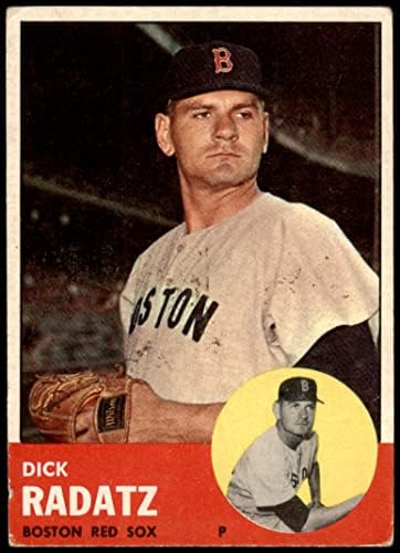 1963 Topps 363 Dick Radatz Boston Red Sox Vg+ Red Sox