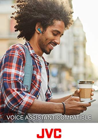 JVC Gumy באמת אוזניות אוזניות אלחוטיות, Bluetooth 5.0, עמידות במים, חיי סוללה ארוכים - HAA7TB