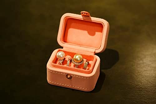 ניאופאי קטן נסיעות תכשיטי מקרה עבור 4 טבעות, תכשיטי נסיעות טבעת אורגאניזר עבור נשים וגברים, רב-חריץ