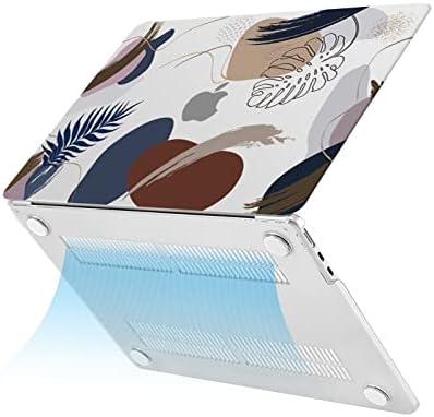 Mosiso תואם ל- MacBook Air 13.6 אינץ 'מארז 2022 2023 שחרור שבב A2681 M2 עם מזהה מגע, מארז קליפה קשה של צמח
