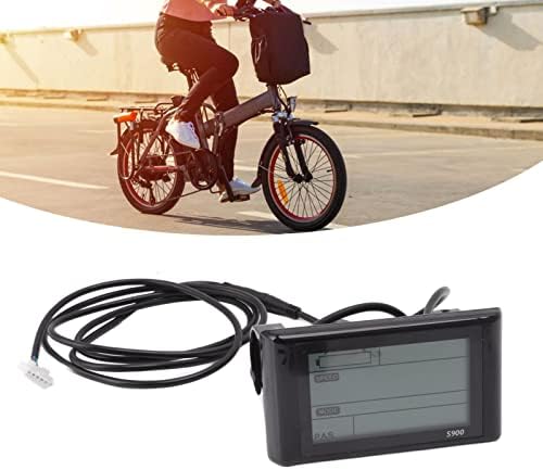 AOUTECEN אופניים חשמליים לוח תצוגה LCD, 24V 36V 48V תצפית אינטואיטיבית אטומה למים אופניים חשמליים LCD מד תצוגה
