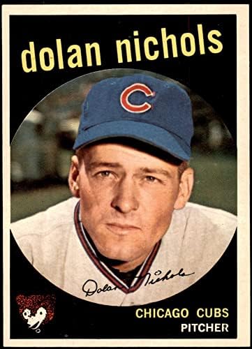 1959 Topps 362 Opt Dolan Nichols Chicago Cubs NM Cubs