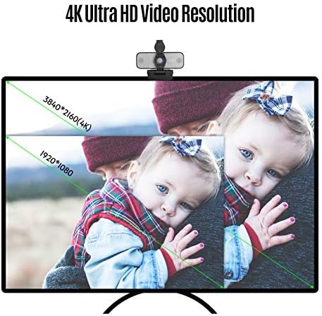 Xixian 4K Ultra HD USB מחשב נייד מחשב נייד מצלמת מחשב מצלמת וידאו מצלמת אינטרנט מצלמה קבוע